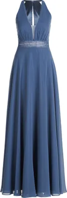 Produktbild von Vera Mont Kleid Lang ohne Arm 8454 Blue Stone 42