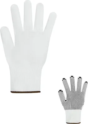 Image de Korntex HSFS | Fine Knit Gloves Konya Gant de travail - Couleur : White/Black - Taille : 8
