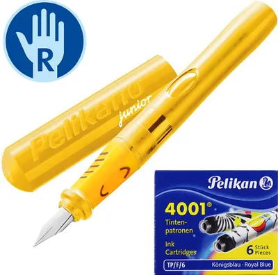 Produktbild von Pelikan Pelikano Junior Schreiblernfüller Set P67A gelb
