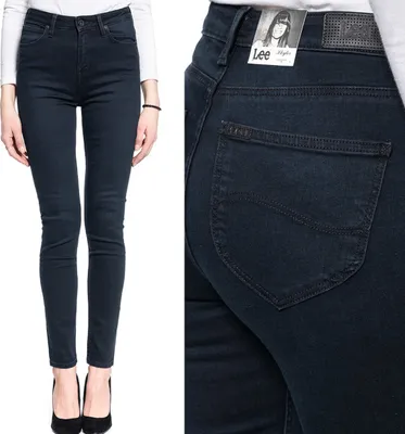 Obrázok produktu pre LEE, dámske džínsy, úzky strih, model SKYLER, veľkosť W25 L31, modrá farba, materiál: džíns, štýl: baggy jeans, voľnejšie džínsy