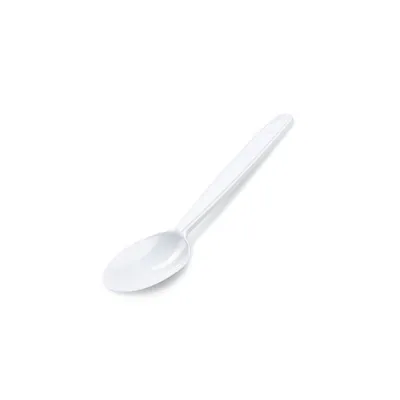 Produktbild von 1000 Stück Kaffeelöffel, Tee- / Eislöffel " PP " weiß 13cm -Mehrweg - Plastik
