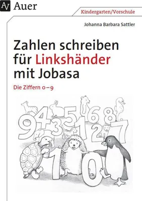 Produktbild von Zahlen schreiben für Linkshänder mit Jobasa