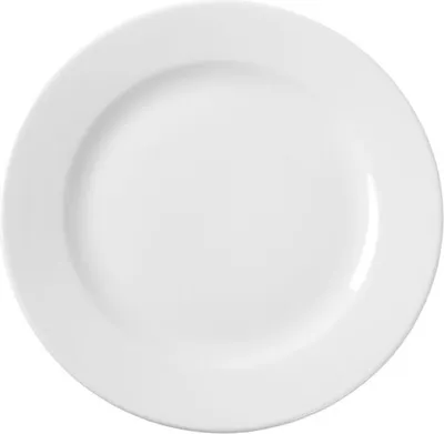 Produktbild von 6x Teller, falch, rund, Delta, weiß, Hotel Porzellan, ⌀ 30 cm