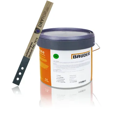Produktbild von BAUDER® LIQUITEC Polyurethan| 6,0 kg/Eimer - Farbe: schiefergrau ca. RAL 7015