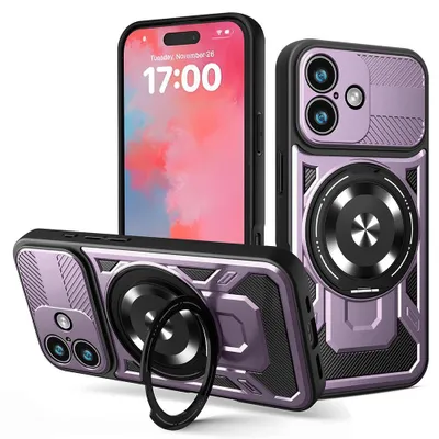 Obrázek produktu pro Techsuit – pouzdro RuggedCam pro iPhone 17 – fialové