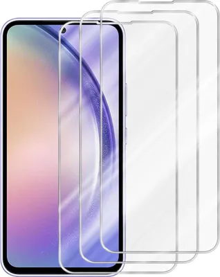 Produktbild von Cadorabo 3x Schutzfolie für Samsung Galaxy A54 5G in KRISTALL KLAR Gehärtetes Tempered Display-Schutzglas Panzerfolie