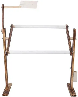 Produktbild von Borduurstandaard für Heimgebrauch - Houten Frame - Verstellbar - Stabiler Basis - Bordurrahmen