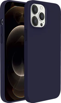 Immagine prodotto di Custodia per iPhone 12 Mini da 5,4 pollici, colore blu navy, in silicone