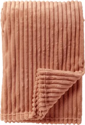 Produktbild von Dutch Decor Wohndecke Flanell-Jacquard Marthy 140x180 cm Rosa