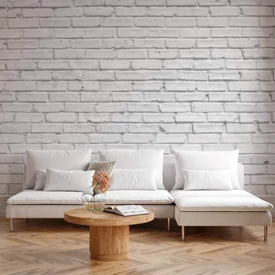 Produktbild von Selbstklebende Folie Fototapete - White Stone 343x256 cm Muster f-B-0011-a-b