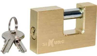 Immagine prodotto di lucchetto per serranda sikuro 50 mm