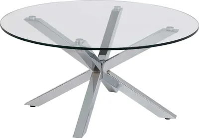 Produktbild von AC Design Heaven, Kaffeetisch, Rundform, 4 Bein(e), Transparent