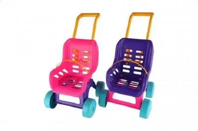 Produktbild von TEDDIES Puppenwagen Buggy Sport rosa-violett 1 Stü ck ( mix)