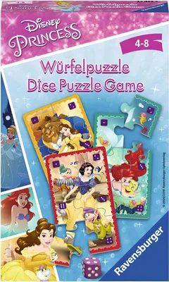 Produktbild von Disney Princess Würfelpuzzle Ravensburger 23452