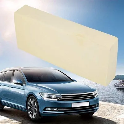 Produktbild von Auto-Reinigungssponzen - 3 Stück - Multifunktionell - PVA - Superabsorbierend - Gelb