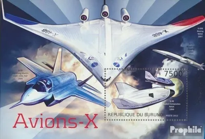 Produktbild von Briefmarken Burundi 2012 Mi Block 318 (kompl. Ausgabe) postfrisch Flugzeug