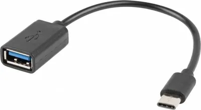 Obrázek produktu pro Lanberg AD-OTG-UC-01, 0,15 m, USB A, USB C, USB 2.0, 0,48 Gbit/s, ern