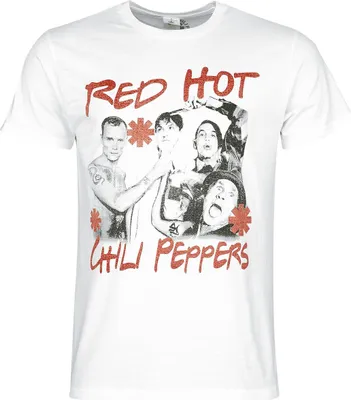 Produktbild von Red Hot Chili Peppers T-Shirt Herren Photo weiß 3XL