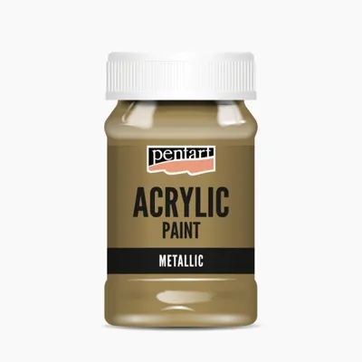 Zdjęcie produktu dla PENTART Kolor akrylowy metaliczny, 100 ml, Antyczna miedź