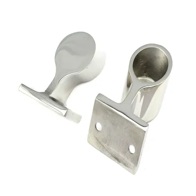Produktbild von Handlaufendstück 60° 25mm Reling Handlauf Edelstahl A4 Geländer