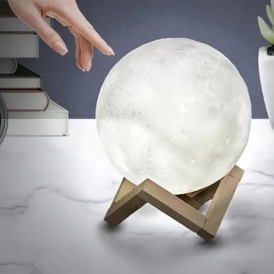Immagine prodotto di Lampada tattile Moon 3d rotonda D15cm