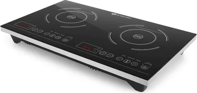 Produktbild von Klarstein Induktionskochfeld, Kochplatten 2er Elektrisch, Moderne Kochplatte, Induktionskochfeld für Camping, Induktionskochfeld 2 Platten, 2er Induktionskochplatte Mobil, Induktionskochfelder 3100 W