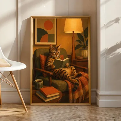 Bengalkatze, Katzenposter, Produktansicht 1