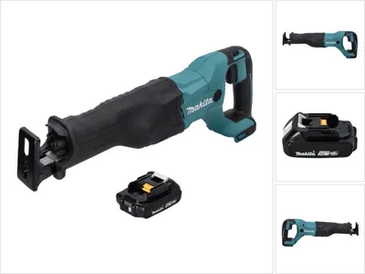 Produktbild von Makita DJR 186 A1 Akku Reciprosäge Säbelsäge 18 V + 1x Akku 2,0 Ah - ohne Ladegerät