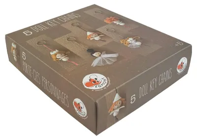 Produktbild von DIY-Set für Schlüsselanhänger in Form von Puppen, Egmont Toys