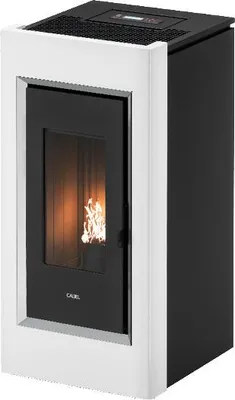 Immagine prodotto di Cadel Prince 11 Libera installazione Pellet Nero, Bianco