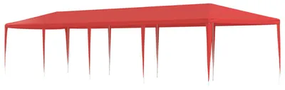 Zdjęcie produktu dla Namiot Imprezowy Czerwony 1200 x 300 x 255 cm PE i stal