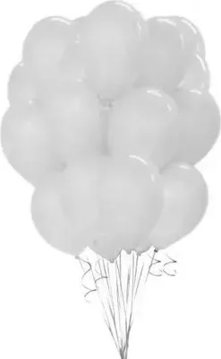 Produktbild von Beauty&Charm Metallic-Luftballons Weiß 30cm 50 Stück (Party - Luftballons)