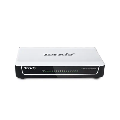 Obrázok produktu pre Tenda S16, Nespravované, Fast Ethernet (10/100), Plne duplexný režim
