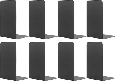Produktbild von Famanu Bücherstützen Set von 4 - Metall, elegant und funktional