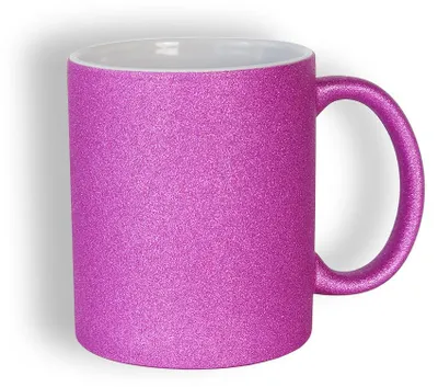 Produktbild von craftcut - Sublimationstasse GLITTER in PUPRLE - 11 oz/330 m