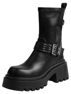 Produktbild von Buffalo Damen Elegante Stiefelette LIV SOCK BOOT PD00018415 Schwarz