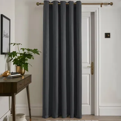 Thermischer Vorhang mit Ösen, 168x214 cm, 1 Paneel, Polyester