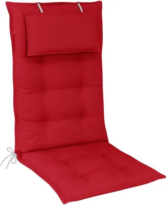 Produktbild von elGiga Hochlehner-Auflage Marbella Marsala Rot 120 x 50 x 7 cm