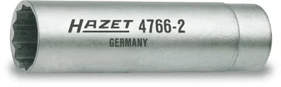 Image de HAZET Clé à bougie d'allumage à entraînement 3/8", avec couronnes Longueur : 64 mm,