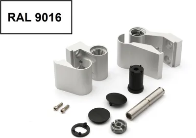 Produktbild von Schüco Aufsatztürband 279538, weiß, 36 mm, nach innen oder außen öffnend