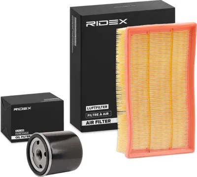 Produktbild von RIDEX Filterset Inspektionspaket Filtersatz für NISSAN NP300 Navara Pickup (D40)