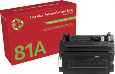 Produktbild von Everyday™ Mono wiederaufbereiteter Toner von , kompatibel mit HP 81A (CF281A), Standardkapazität, 10500 Seiten, Schwarz, 1 Stück(e)