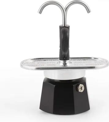 Produktbild von Bialetti Mini Express Mokka-Kanne 0,09 l Schwarz