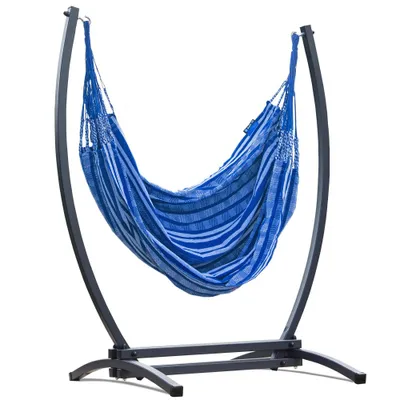 Obrázok produktu pre Závesné kreslo s rámom a vankúšom I hojdacie - 115x160cm max 130kg