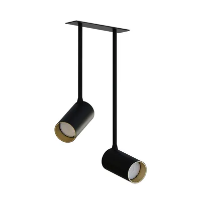 Zdjęcie produktu dla Listwa sufitowa MONO czarna 2xGU10x10W metal wym:39x5,5x12,5cm IP20 Nowodvorski Lighting