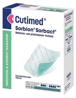 Zdjęcie produktu dla Cutimed Sorbion Sorbact 10x10cm, 12 sztuk KOM