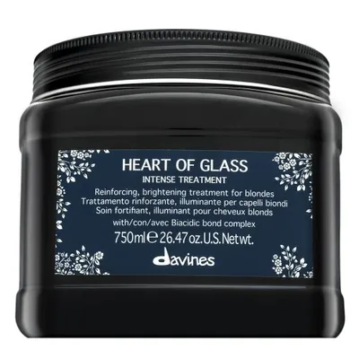 Image de Davines Heart Of Glass Intense Treatment masque fortifiant pour cheveux colorés, traités chimiquement et éclaircis 750 ml