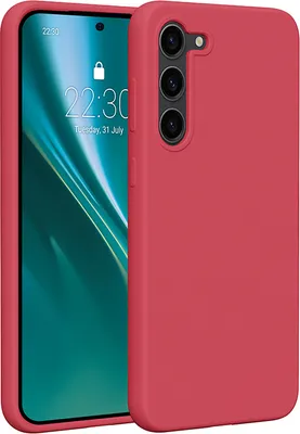 Image de Étui en silicone Etteri pour Samsung Galaxy S23 Plus Étuis pour téléphone portable Framboise