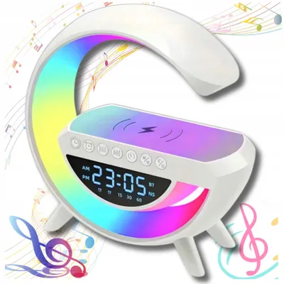 Produktbild von Smart LED RGB Lampe mit Ladegerät, Lautsprecher, Radio