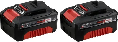 Produktbild von Einhell Akku PXC-Twinpack 4,0 Ah Power X-Change (Li-Ion, 18 V, 2x 4,0 Ah, für alle PXC-Geräte geeignet)